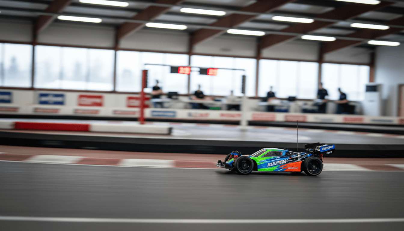 Pilota di rally in azione sulla pista