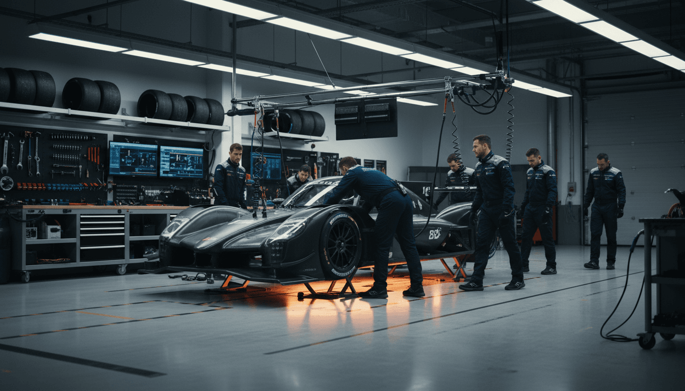 Team di supporto in pit lane